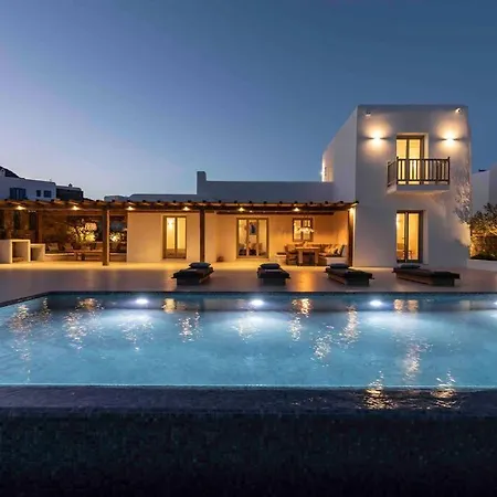 Villa Stephanie With Heated Pool, By Red Windmill Mykonos Town